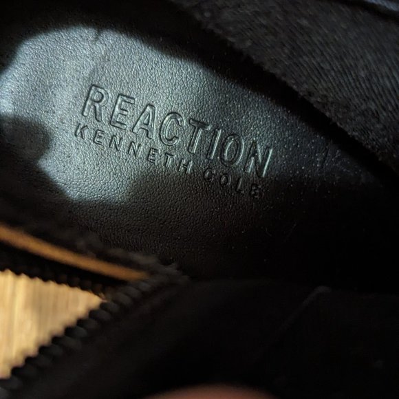 Leather Booties with Chunky Heel  Kenneth Cole Reaction  Size 7.5 M - Picture 8 of 8